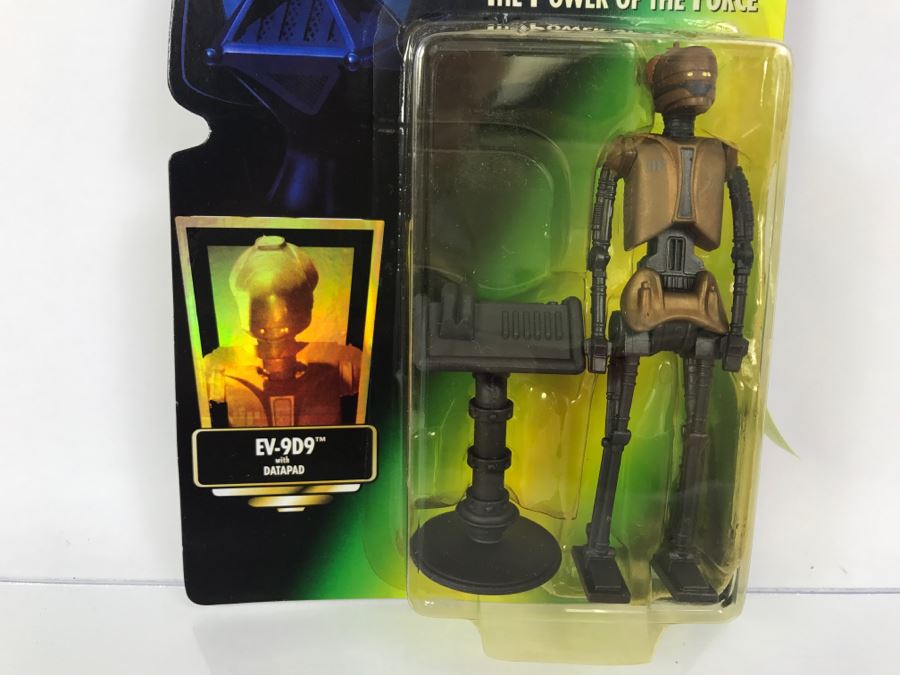 STAR WARS The Power Of The Force EV-9D9 with Datapad Collection 2 Kenner Hasbro 1997 69605/69722 New On Card [Photo 4]