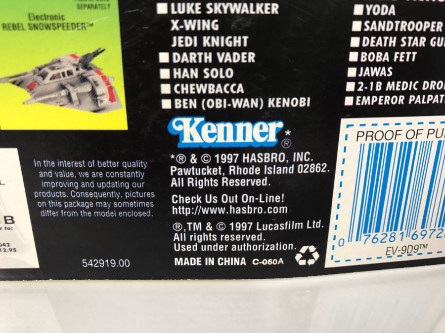 STAR WARS The Power Of The Force EV-9D9 with Datapad Collection 2 Kenner Hasbro 1997 69605/69722 New On Card [Photo 11]