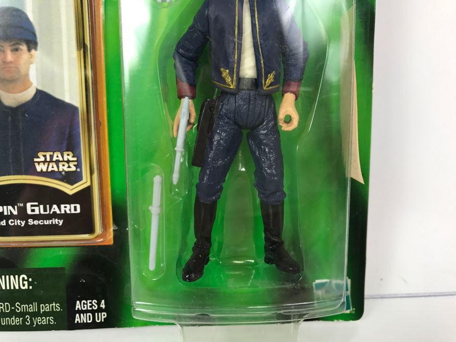 STAR WARS The Power Of The Jedi Bespin Guard Cloud City Security Jedi Force File Collection 2 Hasbro 2000 84455 New On Card [Photo 6]