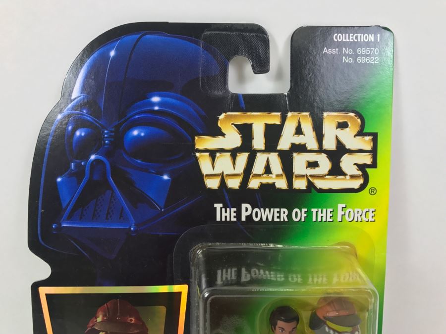 STAR WARS The Power Of The Force Lando Calrissian As Skiff Guard With Skiff Guard Force Pike Collection 1 Kenner Hasbro 1996 69570/69622 New On Card [Photo 2]