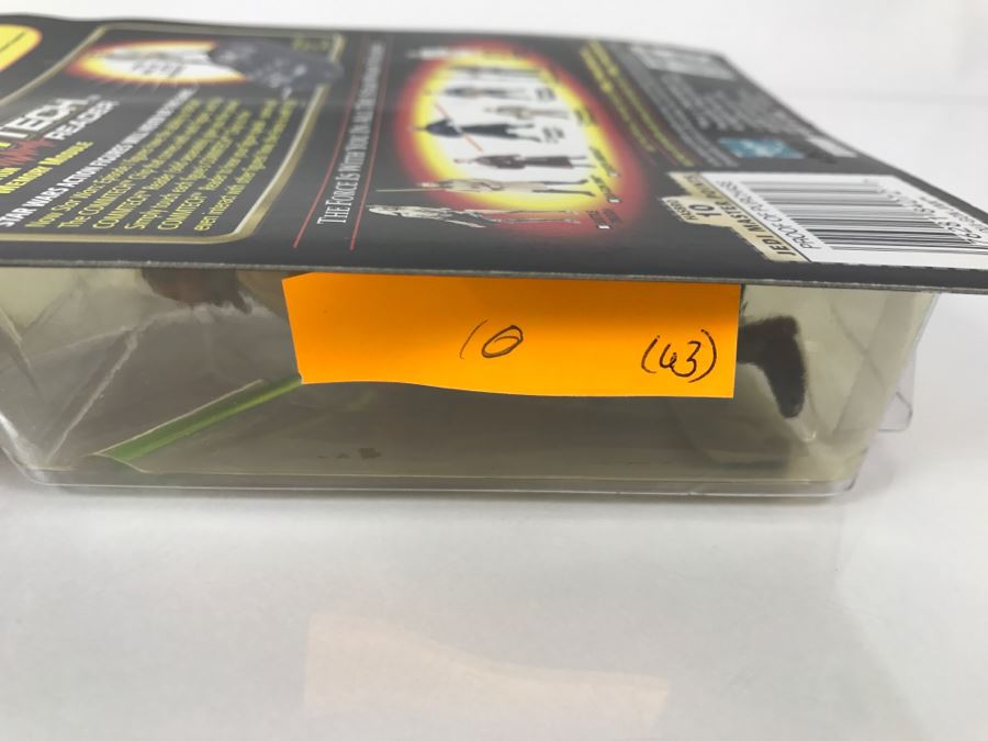 STAR WARS Episode 1 Qui-Gon Jinn Jedi Duel With Lightsaber CommTech Chip Collection 1 Hasbro 1998 84085/84072 New On Card [Photo 12]