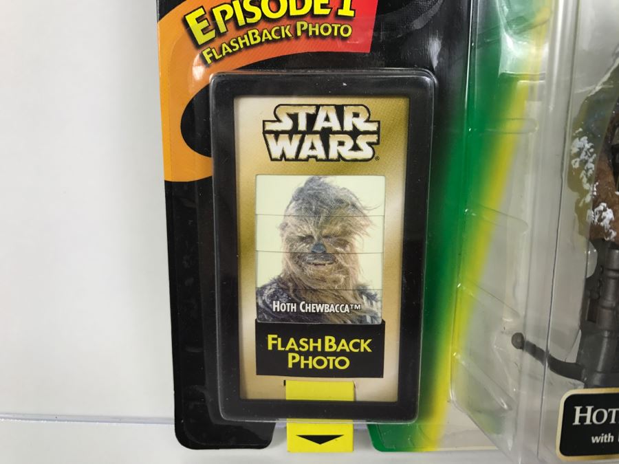 STAR WARS The Power Of The Force Hoth Chewbacca With Bowcaster Rifle Episode 1 Flashback Photo Kenner Hasbro 1998 69680/84051 New On Card [Photo 7]