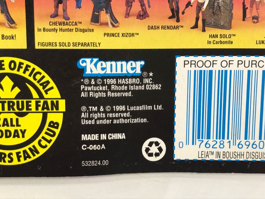 STAR WARS Shadows Of The Empire Leia In Boushn Disguise With Blaster Rifle And Bounty Hunter Helmet Kenner Hasbro 1996 69605/69602 New On Card [Photo 11]