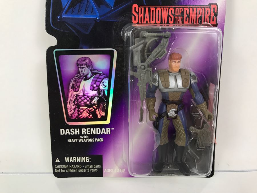 STAR WARS Shadows Of The Empire Dash Render With Heavy Weapons Pack Kenner Hasbro 1996 69605/69561 New On Card [Photo 4]