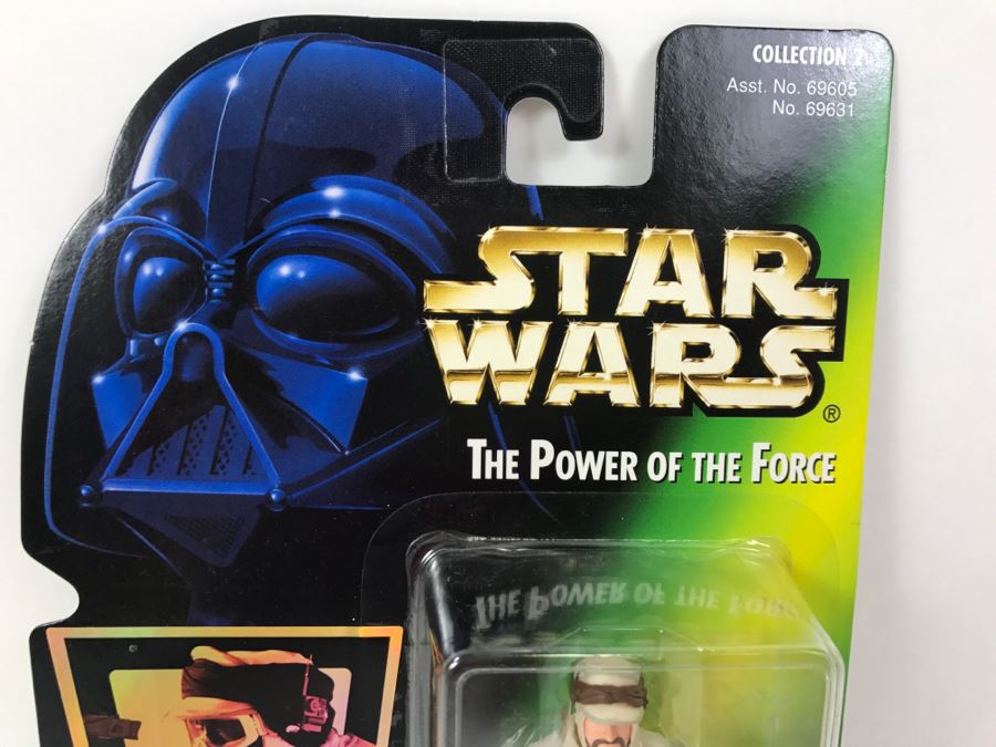 STAR WARS The Power Of The Force Hoth Rebel Soldier With Survival Backpack And Blaster Rifle Collection 2 Kenner Hasbro 1996 69605/69631 New On Card [Photo 2]