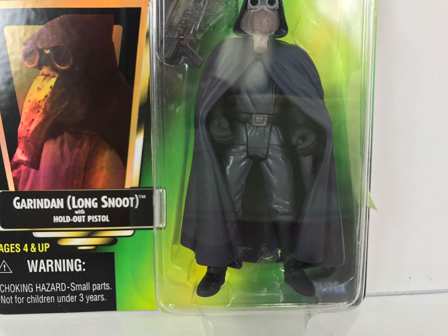 STAR WARS The Power Of The Force Garindan Long Snoot With Hold-Out Pistol Collection 3 Kenner Hasbro 1997 69705/69706 New On Card [Photo 6]