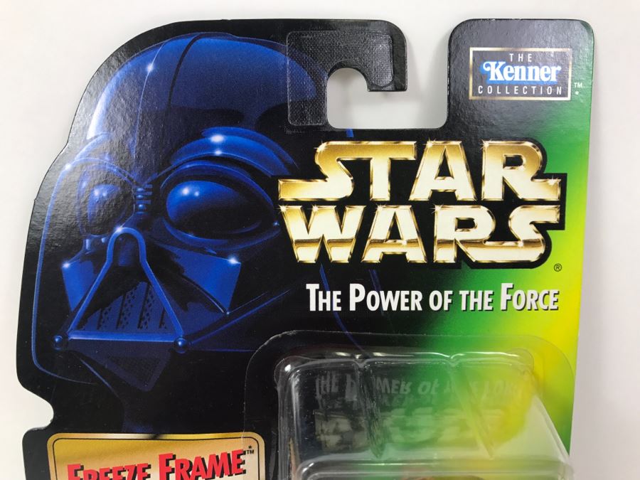 STAR WARS The Power Of The Force Orrimaarko Prune Face With Blaster Rifle Freeze Frame Action Slide Collection 1 Kenner Hasbro 1998 69570/69858 New On Card [Photo 13]