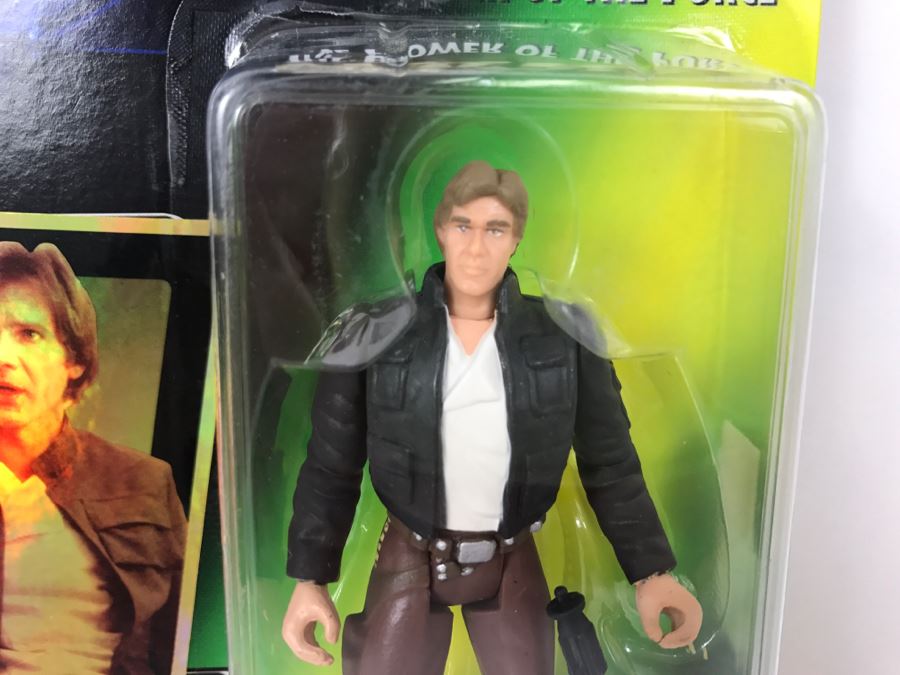 STAR WARS The Power Of The Force Bespin Han Solo With Heavy Assault Rifle And Blaster Collection 1 Kenner Hasbro 1997 69570/69719 New On Card [Photo 5]