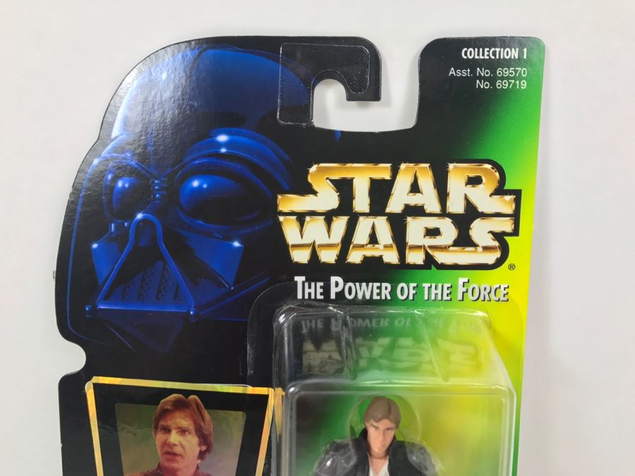 STAR WARS The Power Of The Force Bespin Han Solo With Heavy Assault Rifle And Blaster Collection 1 Kenner Hasbro 1997 69570/69719 New On Card [Photo 2]