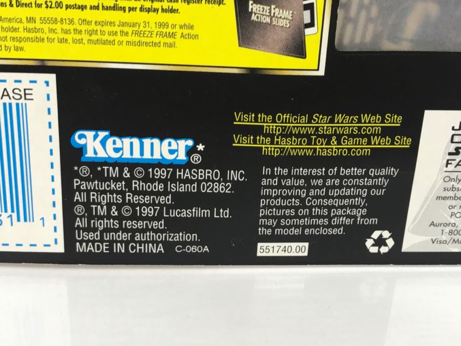 STAR WARS The Power Of The Force R2-D2 Freeze Frame Action Slide Collection 1 Kenner Hasbro 1997 69570/69831 New On Card [Photo 11]