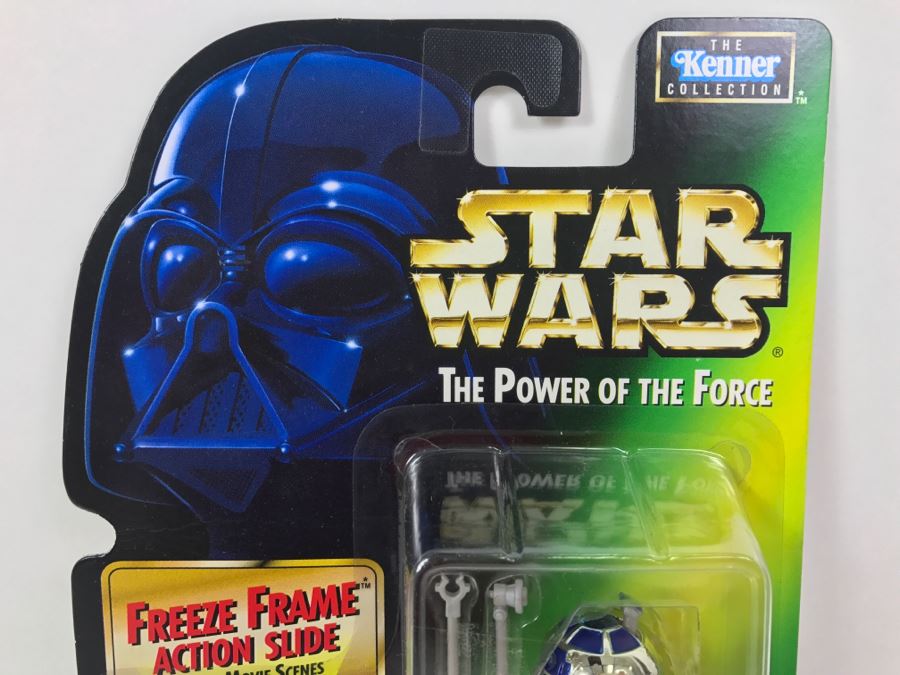 STAR WARS The Power Of The Force R2-D2 Freeze Frame Action Slide Collection 1 Kenner Hasbro 1997 69570/69831 New On Card [Photo 13]