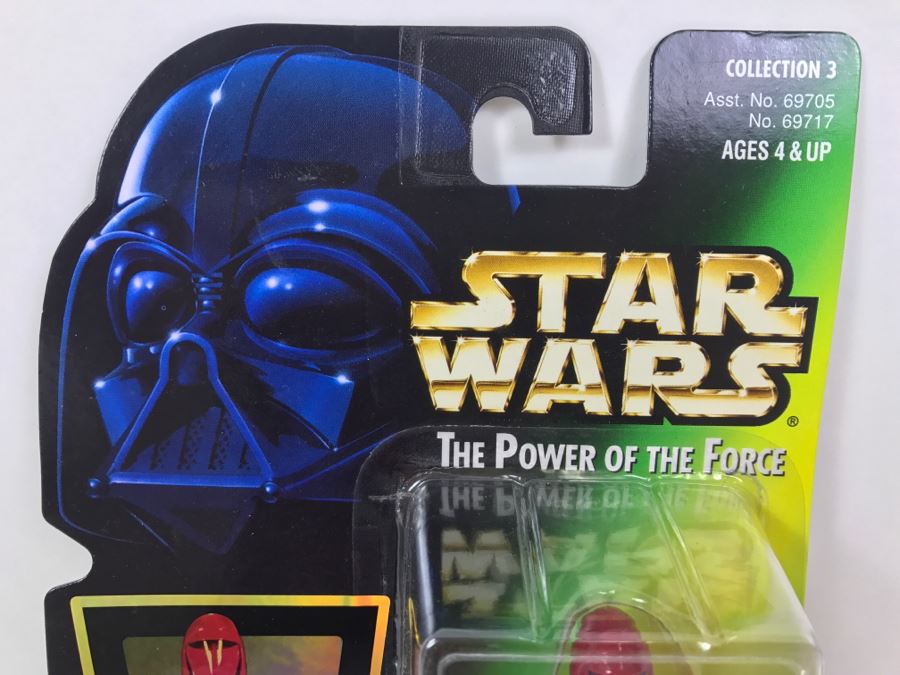 STAR WARS The Power Of The Force Emperor’s Royal Guard With Force Pike Collection 3 Kenner Hasbro 1997 69705/69717 New On Card [Photo 2]