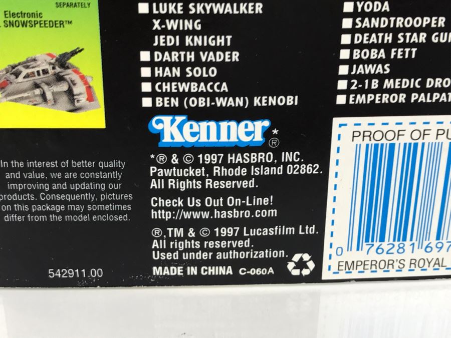 STAR WARS The Power Of The Force Emperor’s Royal Guard With Force Pike Collection 3 Kenner Hasbro 1997 69705/69717 New On Card [Photo 11]