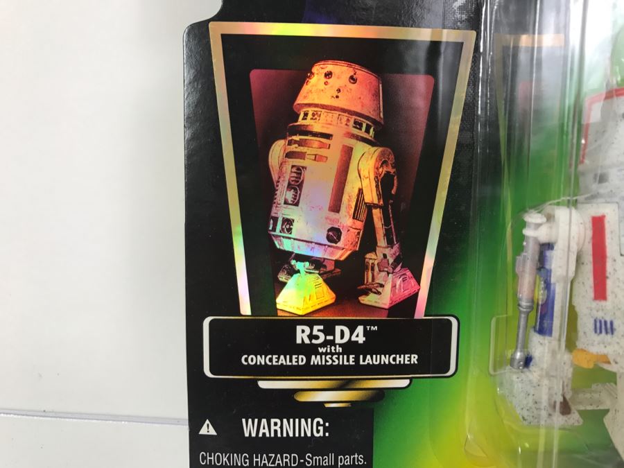 STAR WARS The Power Of The Force R5-D4 With Concealed Missile Launcher Collection 2 Kenner Hasbro 1996 69605/69598 New On Card [Photo 7]