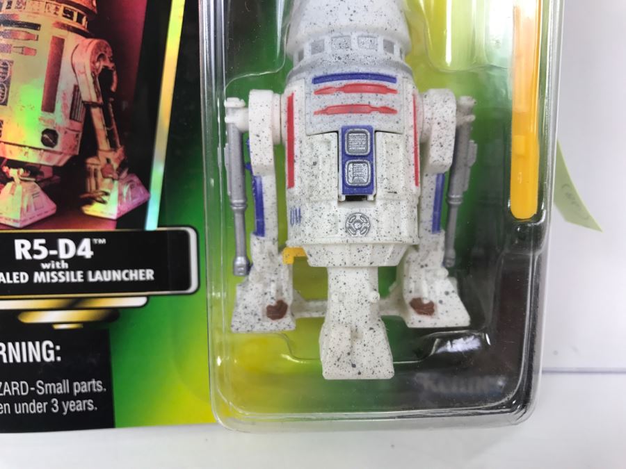 STAR WARS The Power Of The Force R5-D4 With Concealed Missile Launcher Collection 2 Kenner Hasbro 1996 69605/69598 New On Card [Photo 6]