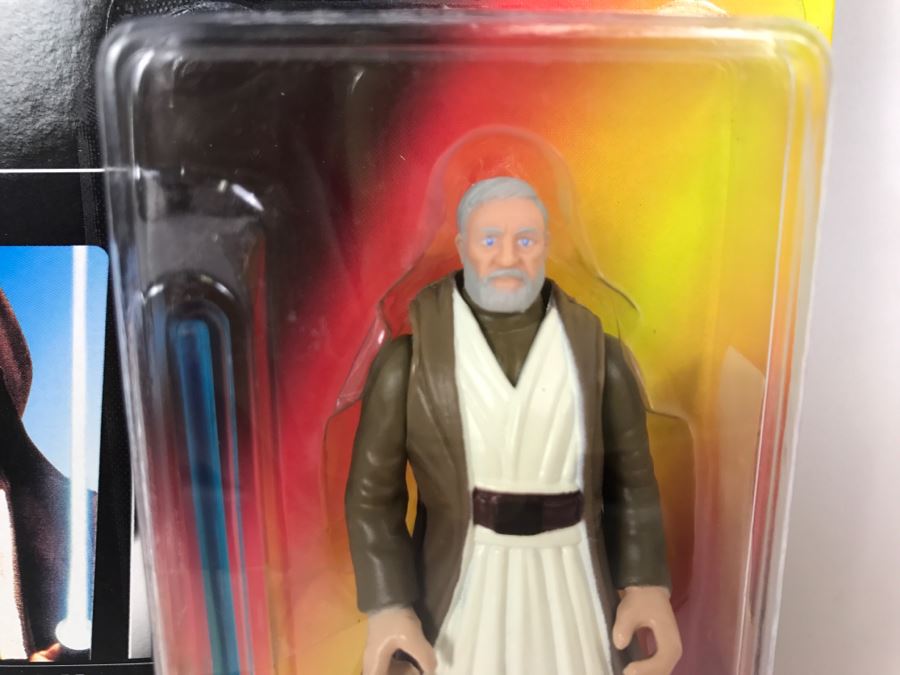 STAR WARS The Power Of The Force Ben Obi-Wan Kenobi With Lightsaber Kenner Tonka Hasbro 1995 69570/69576 New On Card [Photo 5]