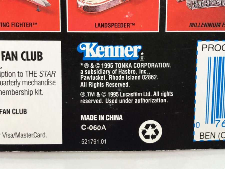 STAR WARS The Power Of The Force Ben Obi-Wan Kenobi With Lightsaber Kenner Tonka Hasbro 1995 69570/69576 New On Card [Photo 12]