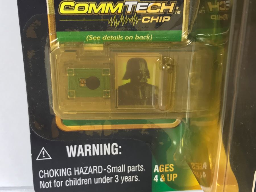 STAR WARS The Power Of The Force Darth Vader with Imperial Interrogation Droid CommTech Chip Hasbro 1999 84185/84203 New On Card [Photo 8]