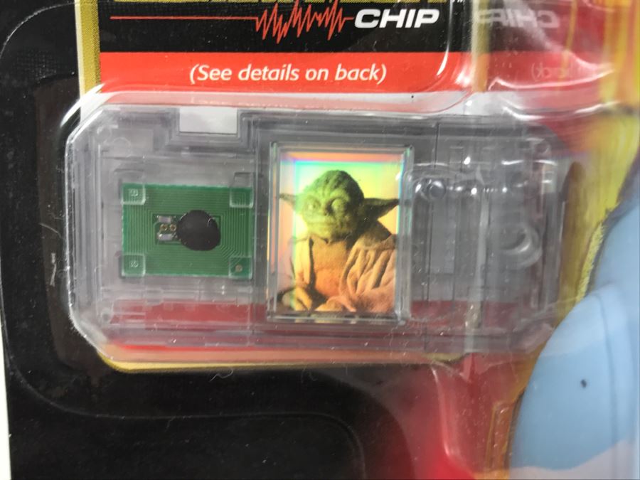 STAR WARS Yoda With Jedi Council Chair CommTech Chip Collection 2 Hasbro 1998 84095/84086 New On Card [Photo 7]