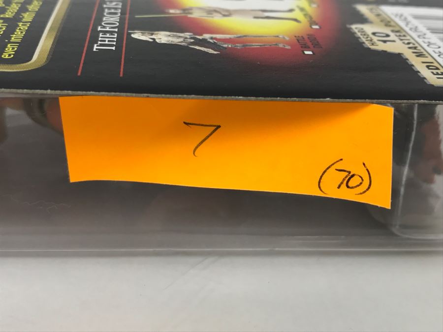 STAR WARS Episode 1 Jar Jar Binks With Gungan Battle Staff CommTech Chip Collection 1 Hasbro 1998 84085/84077 New On Card [Photo 12]