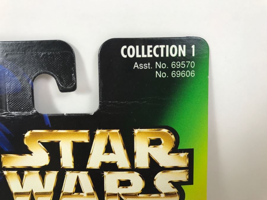 STAR WARS The Power Of The Force Greedo With Blaster Pistol Collection 1 Kenner Hasbro 1996 69570/69606 New On Card [Photo 3]