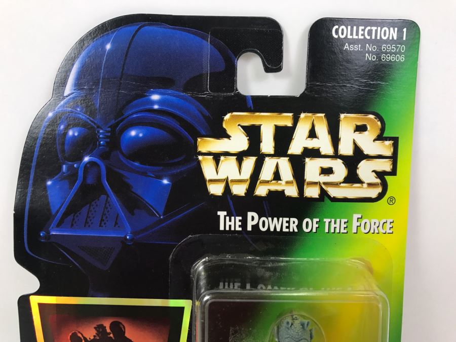 STAR WARS The Power Of The Force Greedo With Blaster Pistol Collection 1 Kenner Hasbro 1996 69570/69606 New On Card [Photo 2]