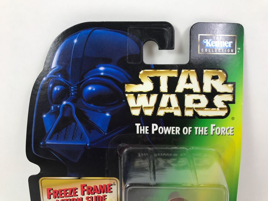 STAR WARS The Power Of The Force Mon Mothma With Baton Freeze Frame Action Slide Collection 1 Kenner Hasbro 1998 69570/69859 New On Card [Photo 2]