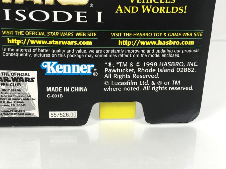 STAR WARS The Power Of The Force Ben (Obi-Wan) Kenobi with Lightsaber Episode 1 Flashback Photo Kenner Hasbro 1998 69680/84037 New On Card [Photo 11]