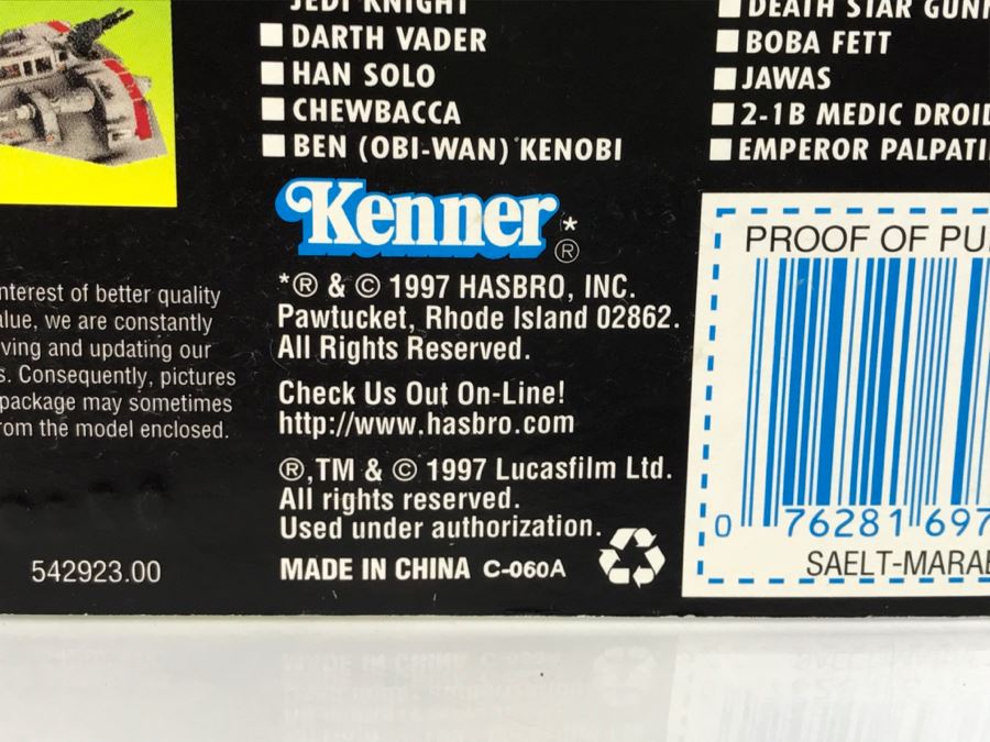 STAR WARS The Power Of The Force Saelt-Marae Yak Face With Battle Staff Collection 2 Kenner Hasbro 1997 69605/69721 New On Card [Photo 11]