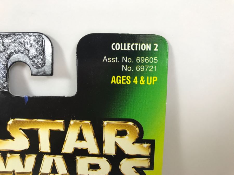 STAR WARS The Power Of The Force Saelt-Marae Yak Face With Battle Staff Collection 2 Kenner Hasbro 1997 69605/69721 New On Card [Photo 3]