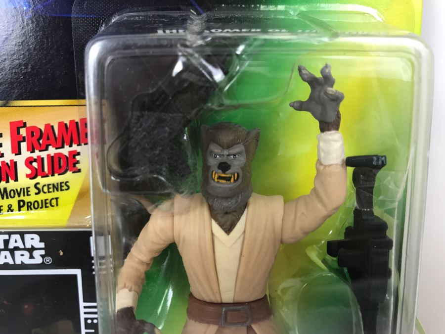 STAR WARS The Power Of The Force Lak Sivrak With Blaster Pistol And Vibro Blade Freeze Frame Action Slide Collection 2 Kenner Hasbro 1997 69605/69753 New On Card [Photo 4]