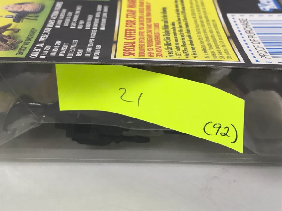 STAR WARS The Power Of The Force Lak Sivrak With Blaster Pistol And Vibro Blade Freeze Frame Action Slide Collection 2 Kenner Hasbro 1997 69605/69753 New On Card [Photo 13]