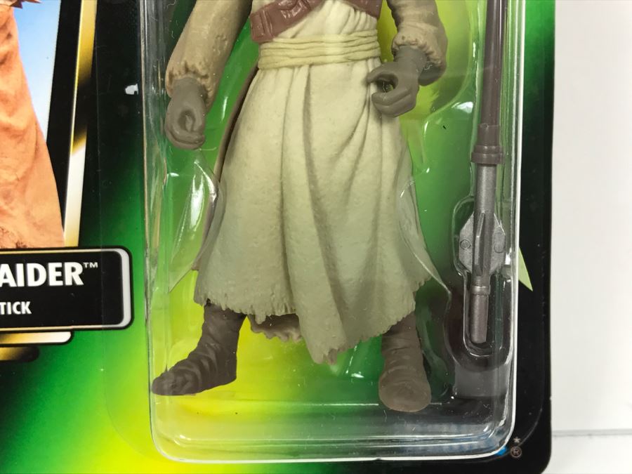 STAR WARS The Power Of The Force Tusken Raider With Gaderffii Stick Collection 2 Kenner Hasbro 1996 69605/69603 New On Card [Photo 6]