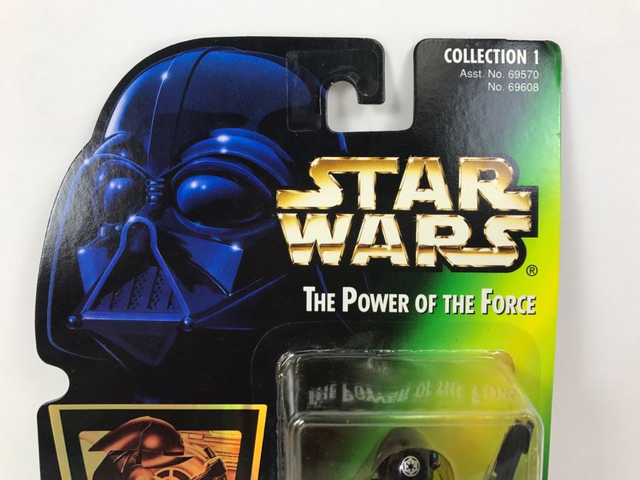 STAR WARS The Power Of The Force Death Star Gunner With Imperial Blaster And Assault Rifle Collection 1 Kenner Hasbro 1996 69570/69608 New On Card [Photo 2]