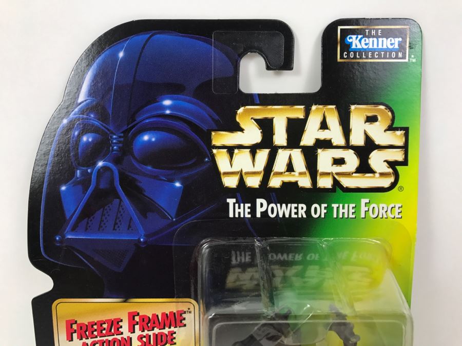 STAR WARS The Power Of The Force Lak Sivrak With Blaster Pistol And Vibro Blade Freeze Frame Action Slide Collection 2 Kenner Hasbro 1997 69605/69753 New On Card [Photo 2]