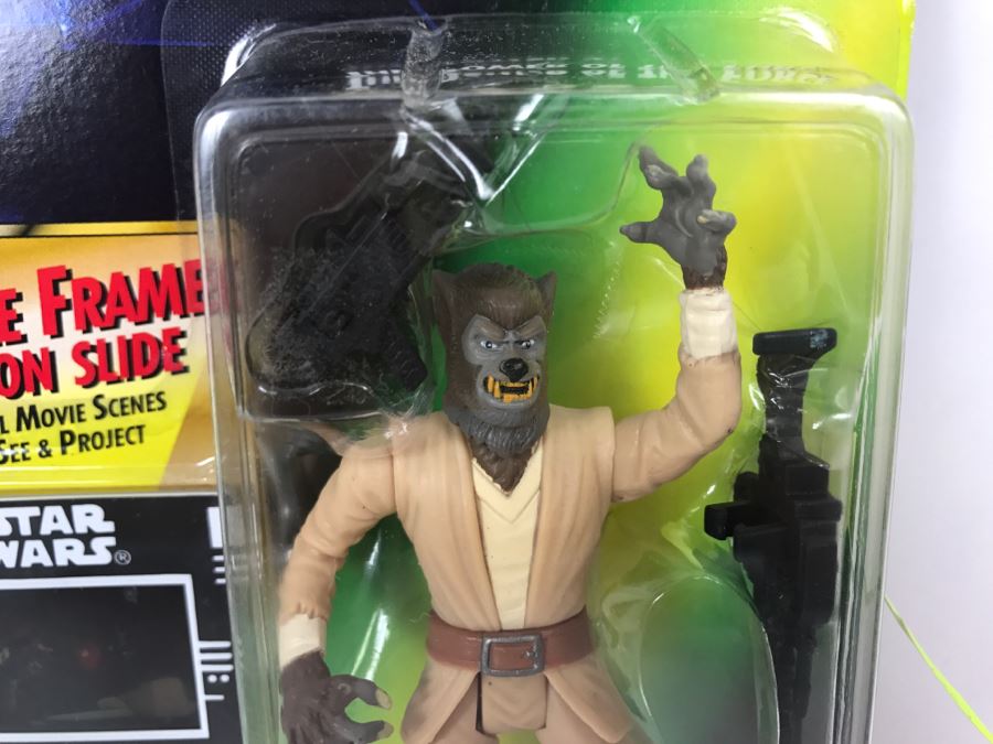 STAR WARS The Power Of The Force Lak Sivrak With Blaster Pistol And Vibro Blade Freeze Frame Action Slide Collection 2 Kenner Hasbro 1997 69605/69753 New On Card [Photo 4]