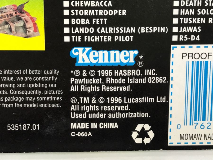 STAR WARS The Power Of The Force Momaw Nadon Hammerhead With Double-Barreled Blaster Rifle Collection 2 Kenner Hasbro 1996 69605/69629 New On Card [Photo 11]