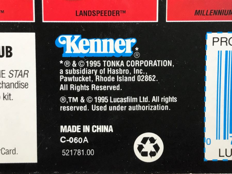 STAR WARS The Power Of The Force Luke Skywalker With Grappling-Hook Blaster And Lightsaber Kenner Tonka Hasbro 1995 69570/69571 New On Card [Photo 11]