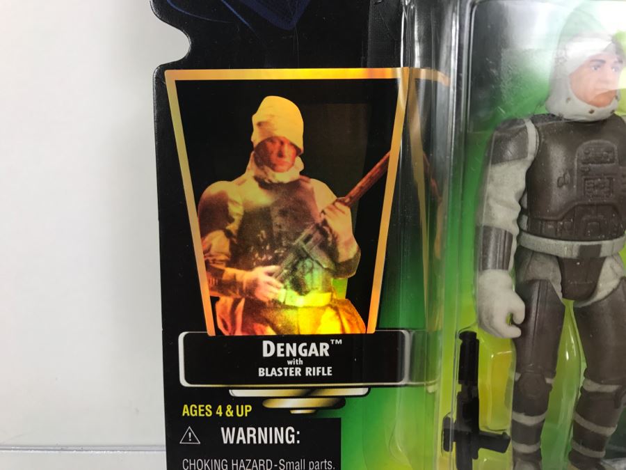 STAR WARS The Power Of The Force Dengar With Blaster Rifle Collection 2 Kenner Hasbro 1997 69605/69687 New On Card [Photo 7]