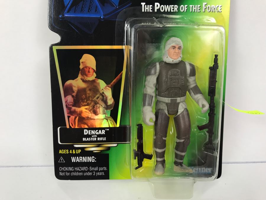 STAR WARS The Power Of The Force Dengar With Blaster Rifle Collection 2 Kenner Hasbro 1997 69605/69687 New On Card [Photo 4]