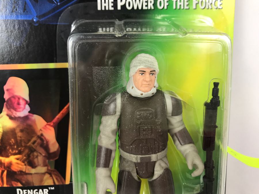 STAR WARS The Power Of The Force Dengar With Blaster Rifle Collection 2 Kenner Hasbro 1997 69605/69687 New On Card [Photo 5]