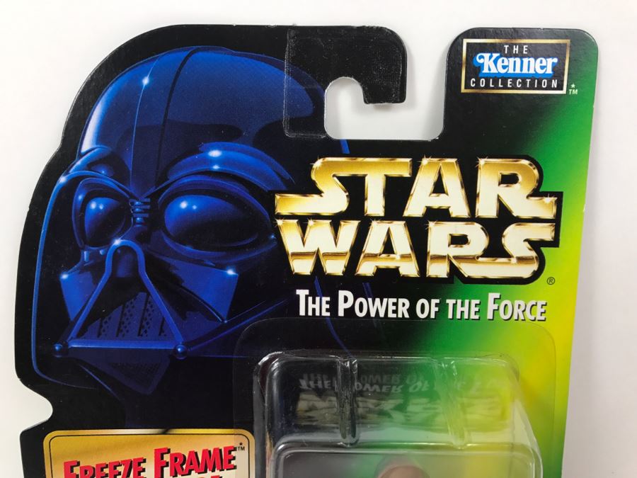 STAR WARS The Power Of The Force Bespin Luke Skywalker With Lightsaber And Blaster Pistol Freeze Frame Action Slide Collection 1 Kenner Hasbro 1997 69570/69713 New On Card [Photo 2]