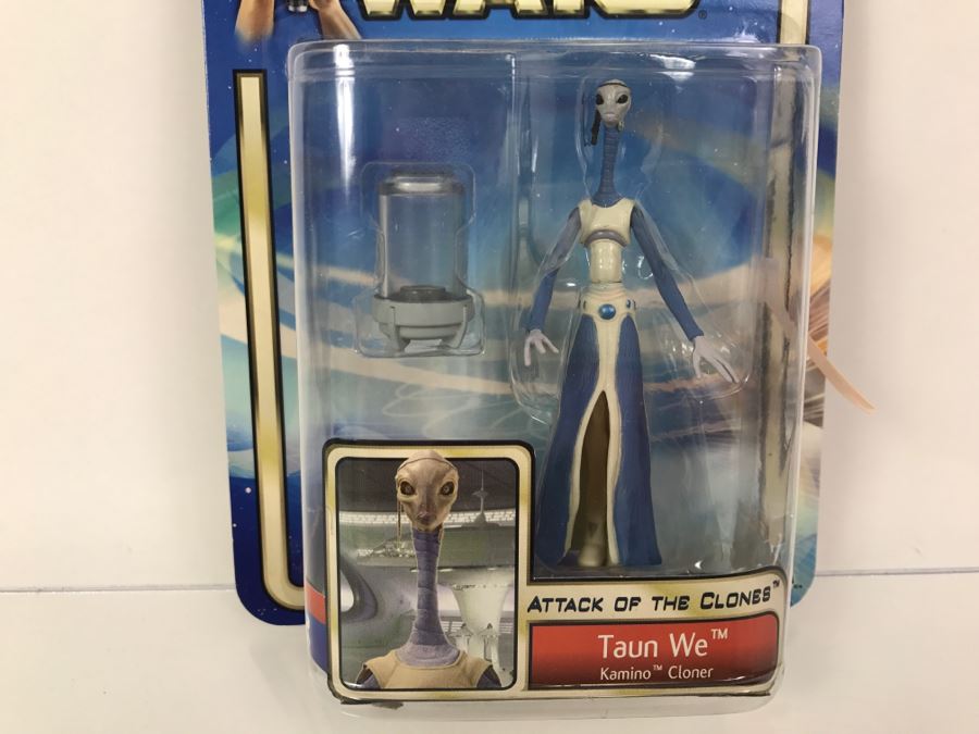 STAR WARS Attack of the Clones Taun We Kamino Cloner #25 Collection 2 Hasbro 2002 New On Card [Photo 3]