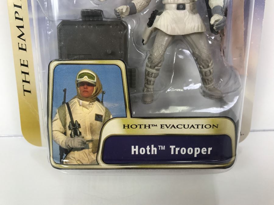 STAR WARS The Empire Strikes Back Hoth Evacuation Hoth Trooper #01 Hasbro 2003 84725/84715 New On Card [Photo 5]