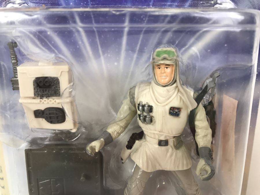 STAR WARS The Empire Strikes Back Hoth Evacuation Hoth Trooper #01 Hasbro 2003 84725/84715 New On Card [Photo 4]