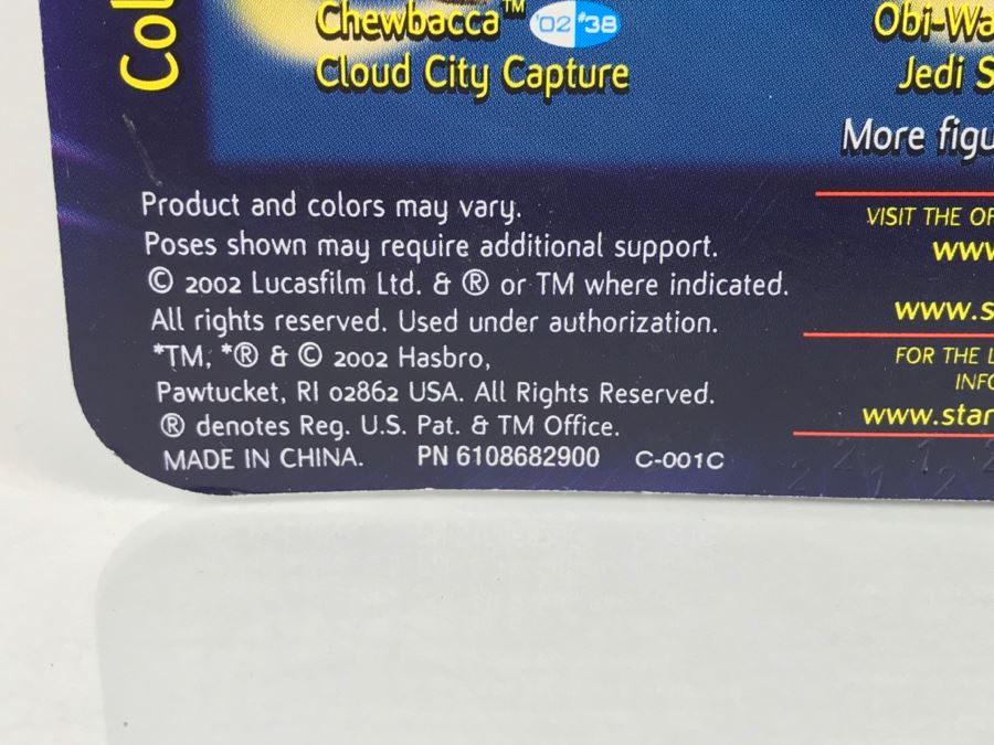 STAR WARS Attack of the Clones Obi-Wan Kenobi Jedi Starfighter Pilot #36 Collection 1 Hasbro 2002 84860/84851 New On Card [Photo 11]