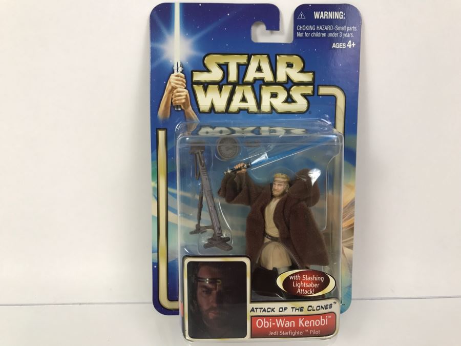 Jedi Starfighter Pilot Action Figure Hasbro 84860 Star Wars Episode 2 Obi-Wan Kenobi