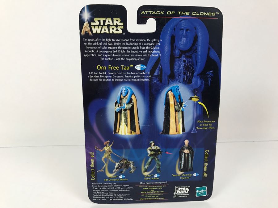 STAR WARS Attack of the Clones Orn Free Taa #35 Collection 2 Hasbro 2002 84804/84861 New On Card [Photo 7]