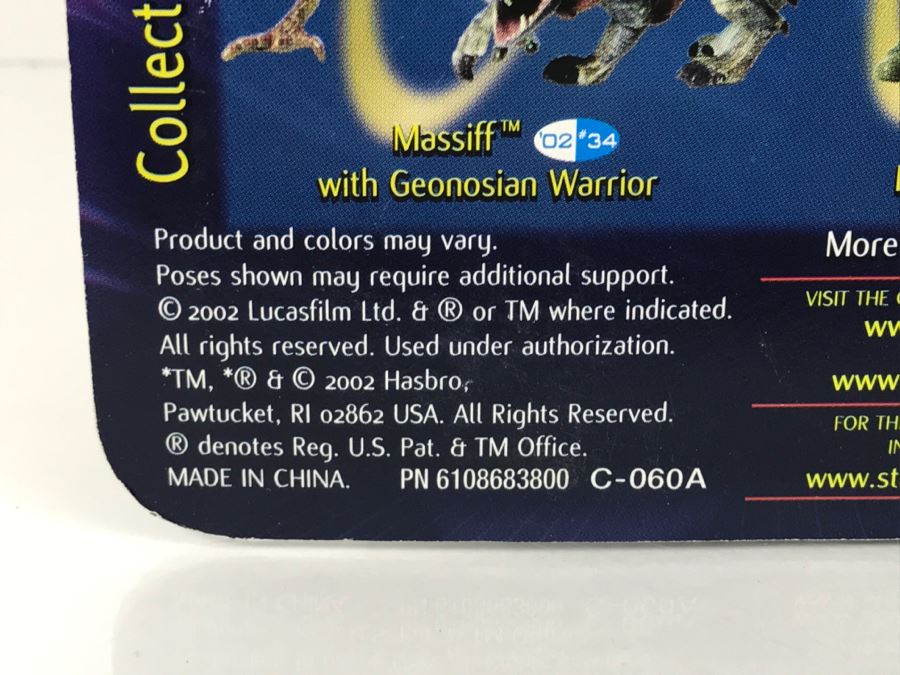 STAR WARS Attack of the Clones Orn Free Taa #35 Collection 2 Hasbro 2002 84804/84861 New On Card [Photo 10]