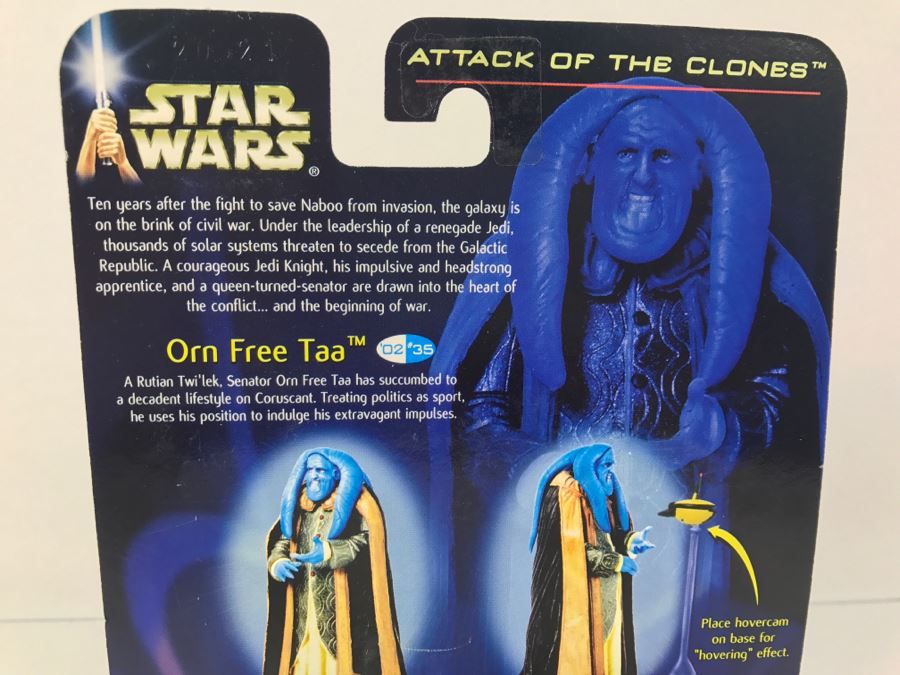 STAR WARS Attack of the Clones Orn Free Taa #35 Collection 2 Hasbro 2002 84804/84861 New On Card [Photo 8]